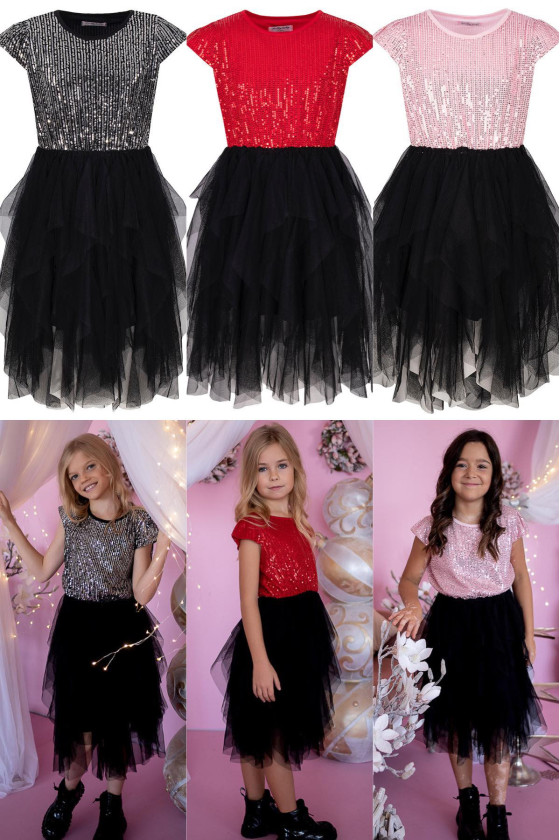 ❤️Sukienka świąteczna dla dziewczynki boże narodzenie sukienka gwiazdka odzież dziecięca Sówka