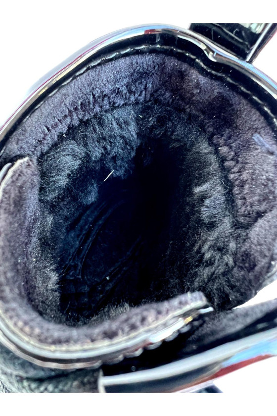 Botki zimowe dla dziewczynki zima jesień czarne obuwie zimowe kozaki dla dziewczynki obuwie dzicięce