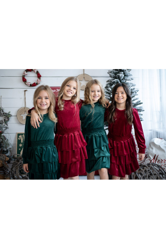Sukienka świąteczna zestaw mama i córka , sukienki dla mamy i córki gwiazdka boże narodzenie sukienka bordowa sukienka butelkowa Sukienka świąteczna zestaw mama i córka , sukienki dla mamy i córki gwiazdka boże narodzenie sukienka bordowa sukienka butelkowa
