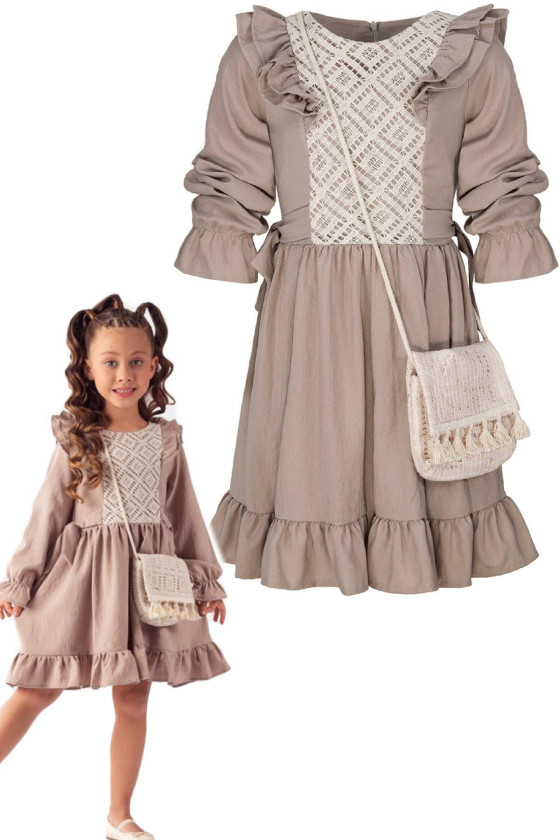 Sukienka dla dziewczynki elegancka komunijna wesele komunia święta ślub szkoła