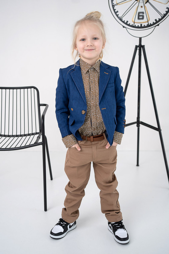 Marynarka dla chłopca odzież dziecięca Sówka