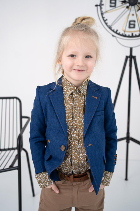 Marynarka dla chłopca odzież dziecięca Sówka