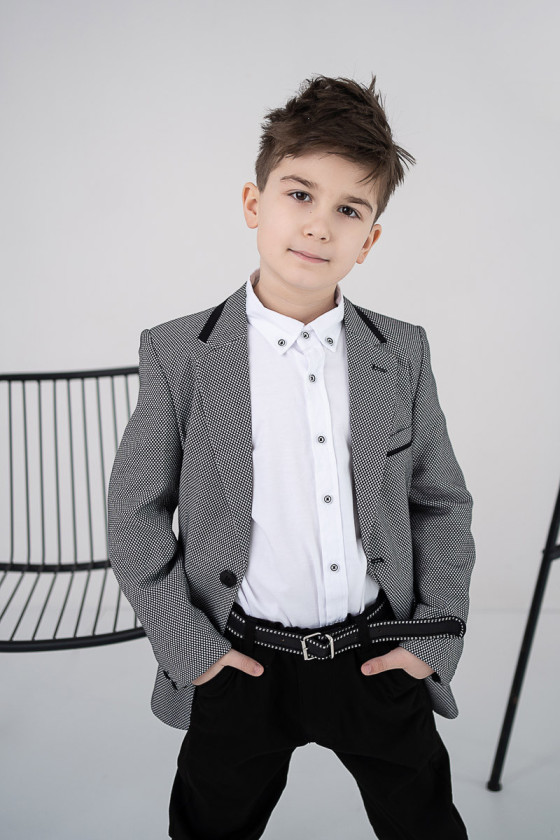 Marynarka dla chłopca odzież dziecięca Sówka