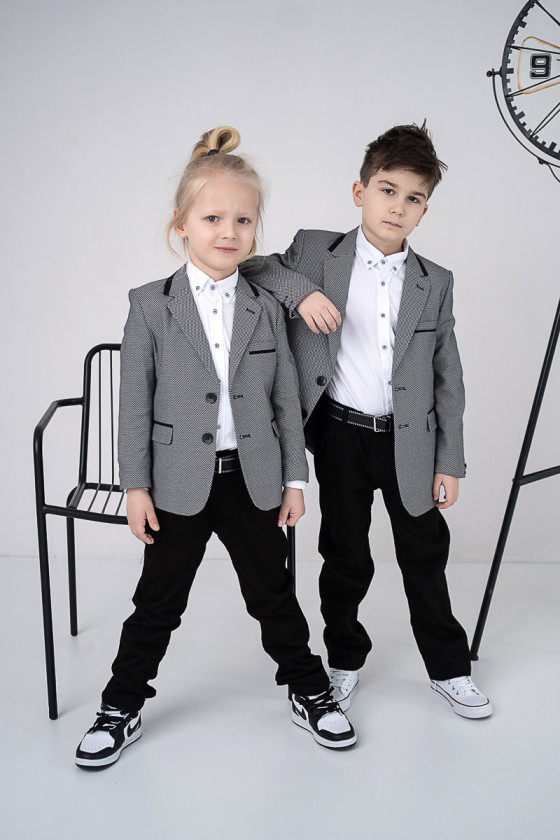 Marynarka dla chłopca odzież dziecięca Sówka