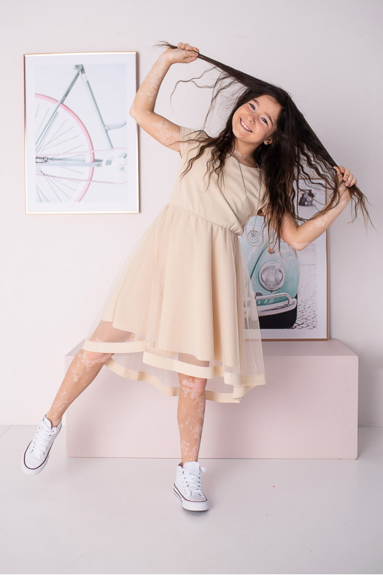 Sukienka dla dziewczynki odzież dziecięca Sówka