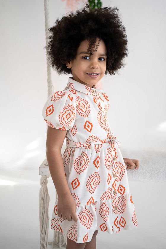 Sukienka dla dziewczynki  sukienka wyjściowa dla dziewczynki odzież dziecięca Sówka