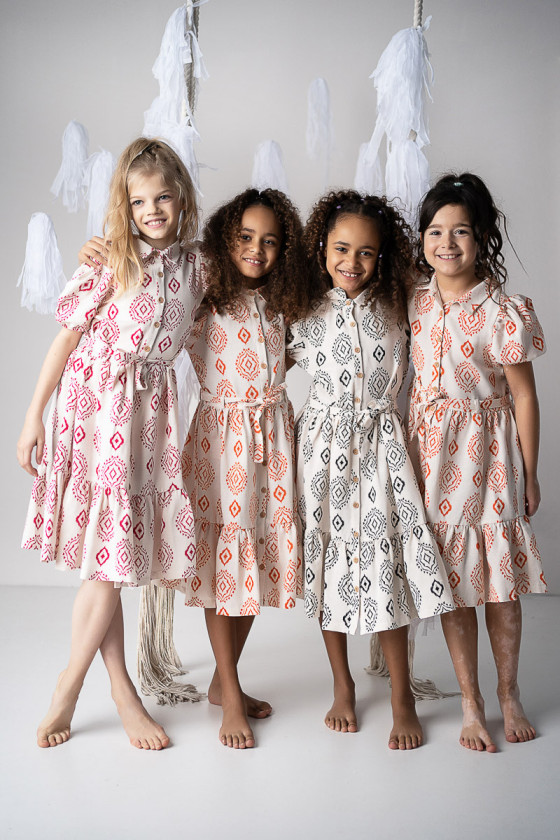 Sukienka dla dziewczynki  sukienka wyjściowa dla dziewczynki odzież dziecięca Sówka