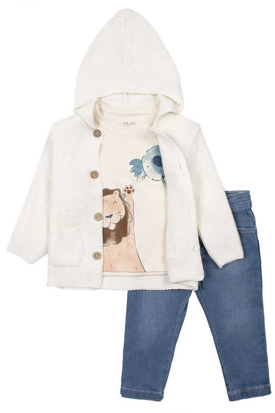 Komplet dla chłopca odzież dziecięca Sówka