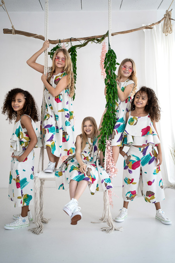 Sukienka dla dziewczynki odzież dziecięca Sówka