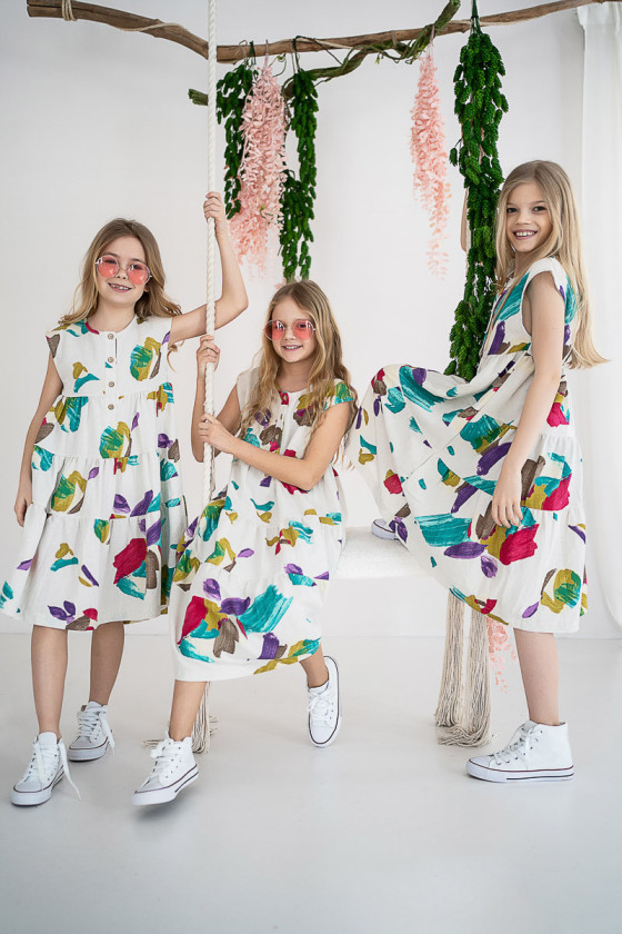 Sukienka dla dziewczynki odzież dziecięca Sówka