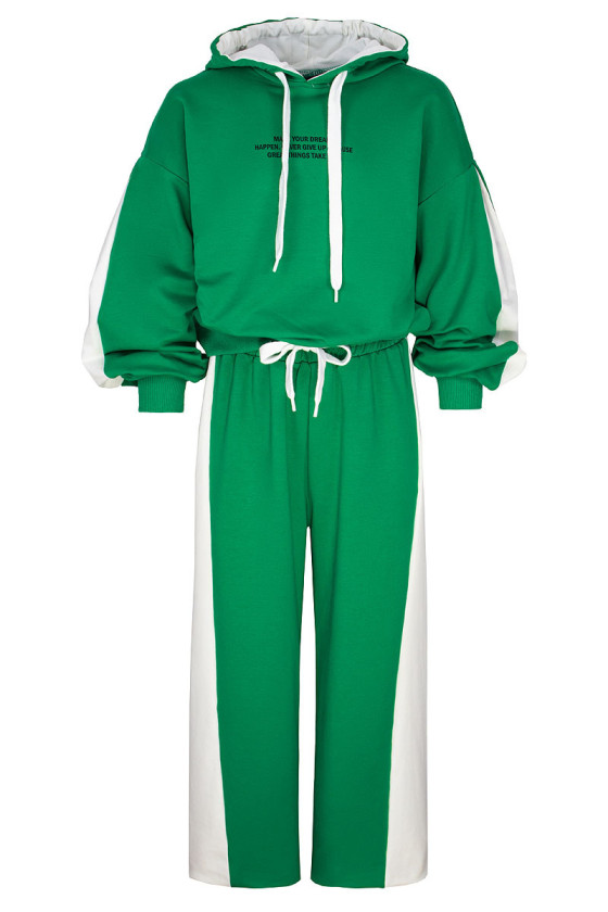 Komplet bawełniany dresowy dla dziewczynki  odzież dziecięca Sówka