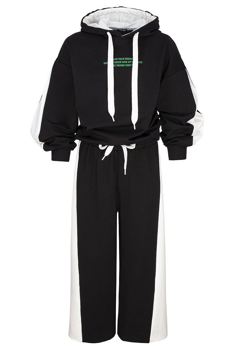 Komplet bawełniany dresowy dla dziewczynki  odzież dziecięca Sówka