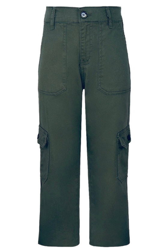 Komplet khaki dla dziewczynki jesień zima odzież dziecięca Sówka