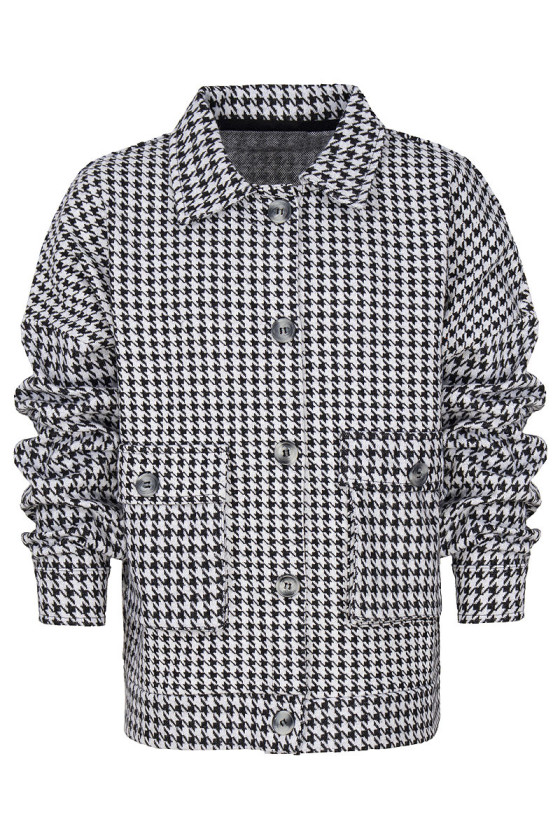 Koszula w pepitkę dla dziewczynki jesień zima odzież dziecięca Sówka