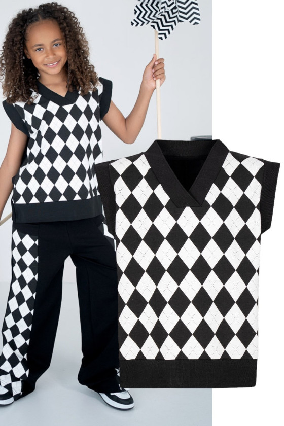 Bluzka bawełniana dla dziewczynki odzież dziecięca Sówka