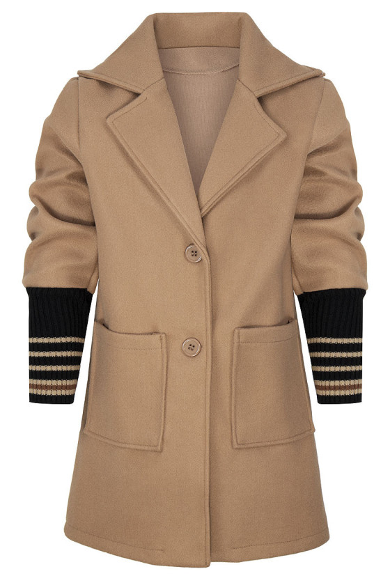 Płaszcz wiosenny dla dziewczynki płaszczyk dziewczęcy kurtka wiosenna odzież dziecięca Sówka