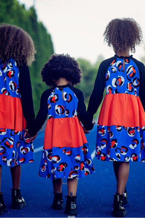 Sukienka dla dziewczynki jesień zima odzież dziecięca Sówka