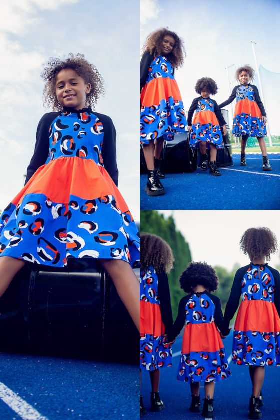 Sukienka dla dziewczynki jesień zima odzież dziecięca Sówka