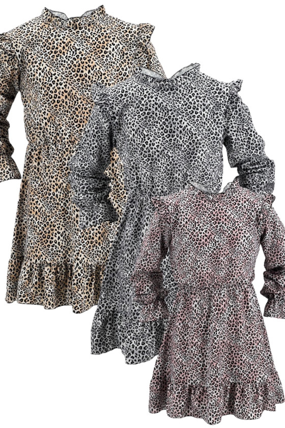 Sukienka dla dziewczynki jesień zima odzież dziecięca Sówka