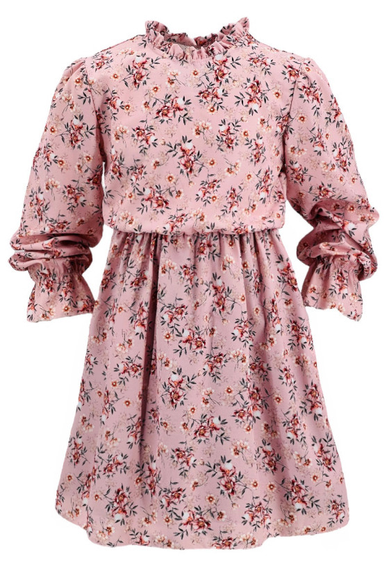 Sukienka dla dziewczynki jesień zima odzież dziecięca Sówka