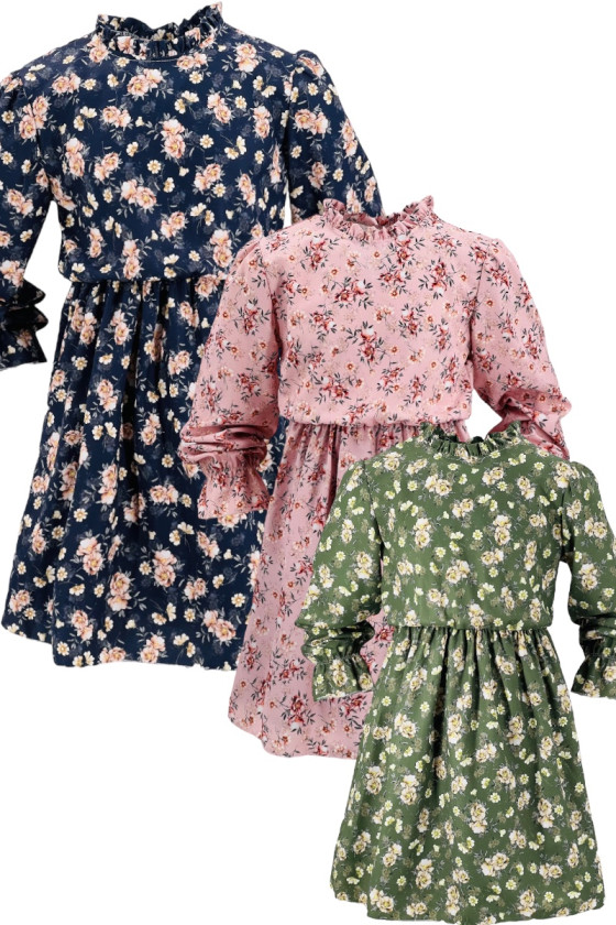 Sukienka dla dziewczynki jesień zima odzież dziecięca Sówka