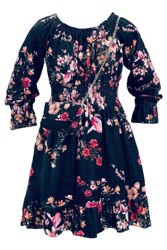 Sukienka dla dziewczynki jesień zima odzież dziecięca Sówka