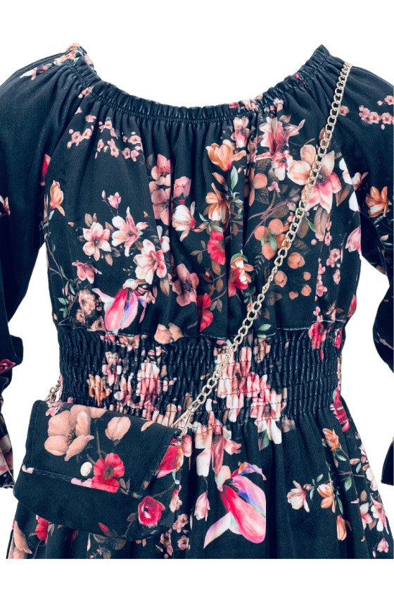 Sukienka dla dziewczynki jesień zima odzież dziecięca Sówka