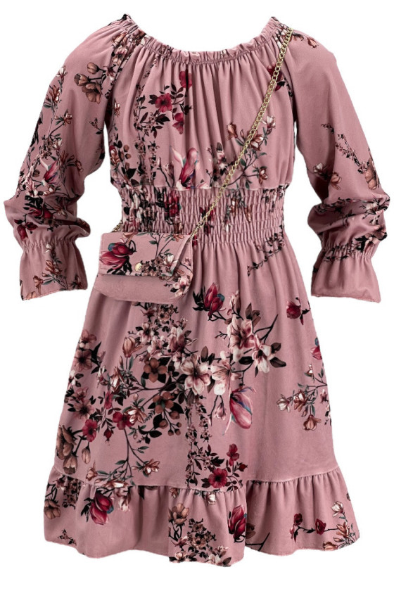 Sukienka dla dziewczynki jesień zima odzież dziecięca Sówka