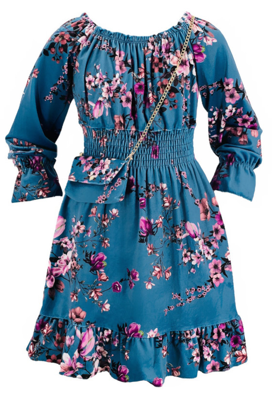 Sukienka dla dziewczynki jesień zima odzież dziecięca Sówka