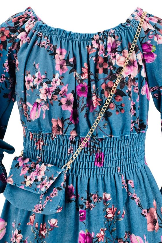 Sukienka dla dziewczynki jesień zima odzież dziecięca Sówka