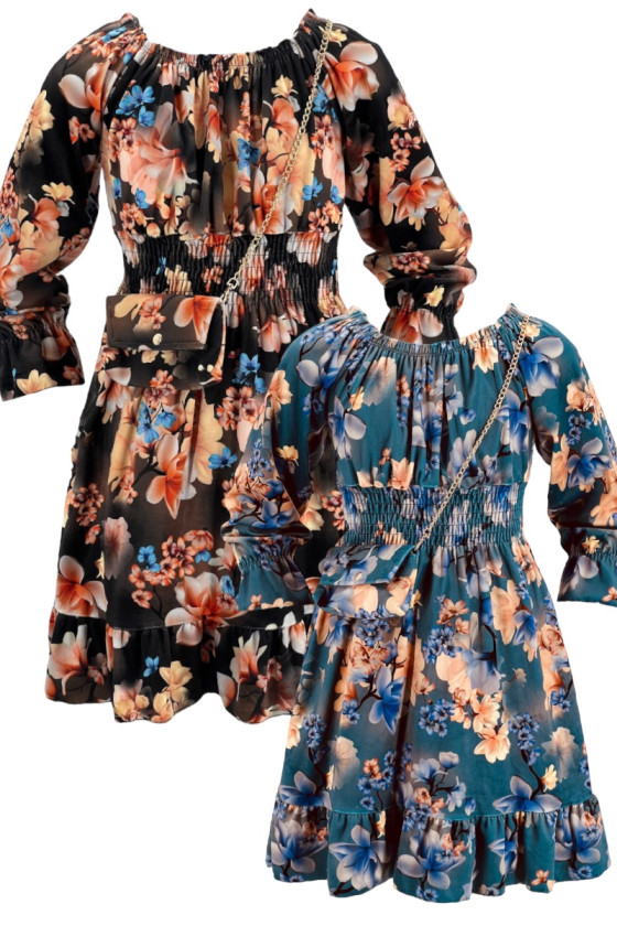 Sukienka dla dziewczynki jesień zima odzież dziecięca Sówka