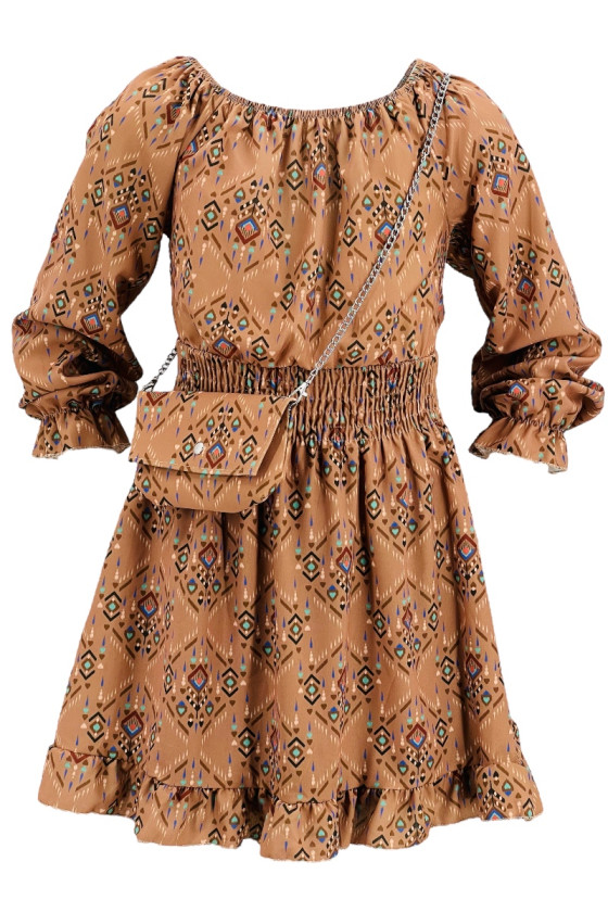 Sukienka dla dziewczynki jesień zima odzież dziecięca Sówka