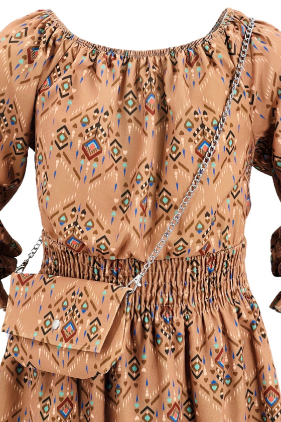 Sukienka dla dziewczynki jesień zima odzież dziecięca Sówka