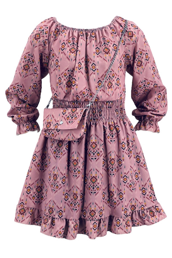 Sukienka dla dziewczynki jesień zima odzież dziecięca Sówka