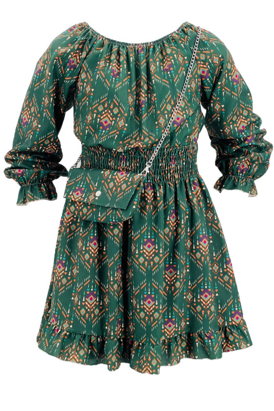 Sukienka dla dziewczynki jesień zima odzież dziecięca Sówka