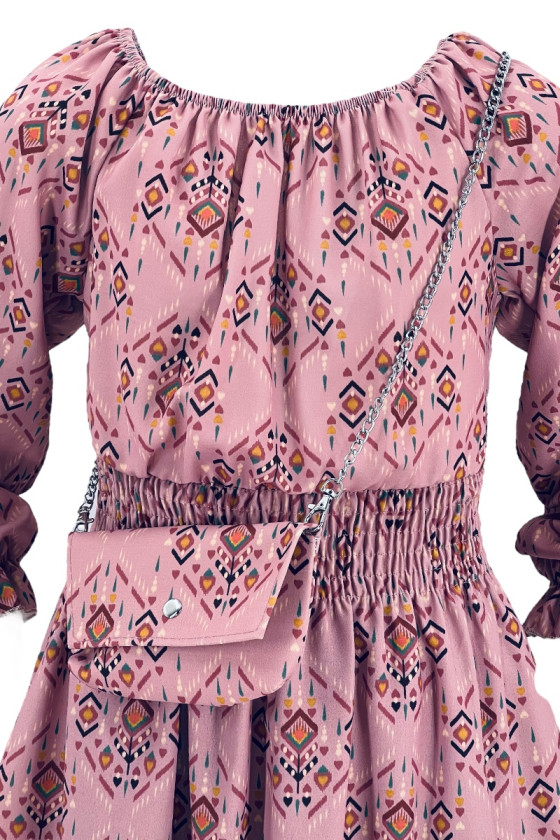 Sukienka dla dziewczynki jesień zima odzież dziecięca Sówka