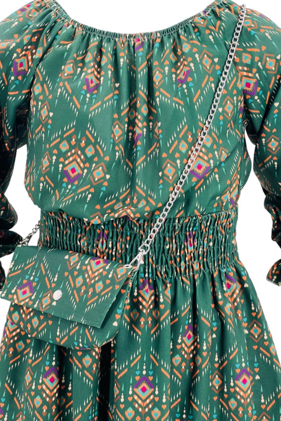 Sukienka dla dziewczynki jesień zima odzież dziecięca Sówka