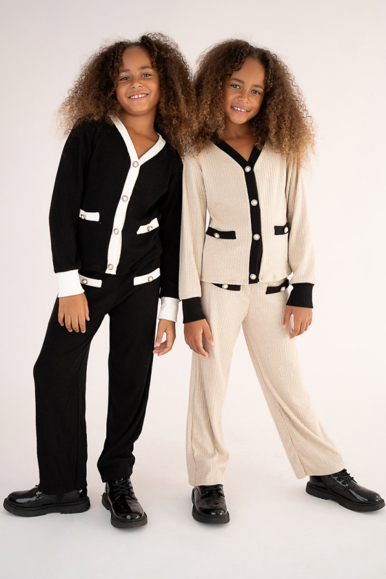 Komplet dla dziewczynki jesień zima odzież dziecięca Sówka