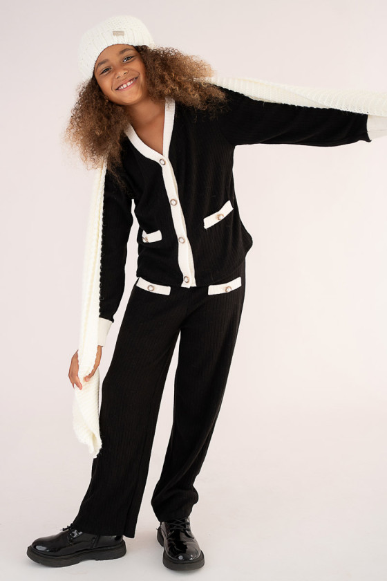 Komplet dla dziewczynki jesień zima odzież dziecięca Sówka