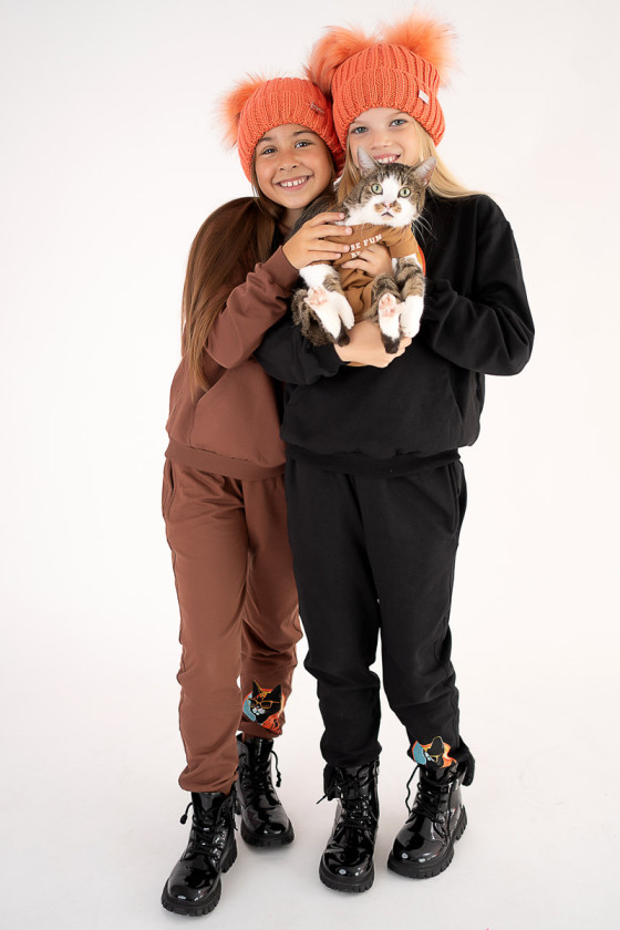 Komplet dla dziewczynki jesień zima odzież dziecięca Sówka