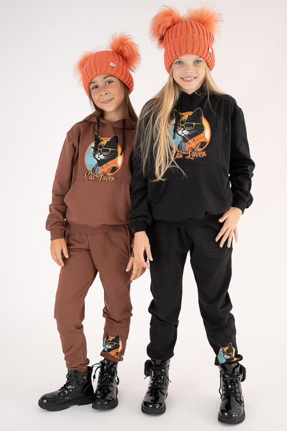 Komplet dla dziewczynki jesień zima odzież dziecięca Sówka