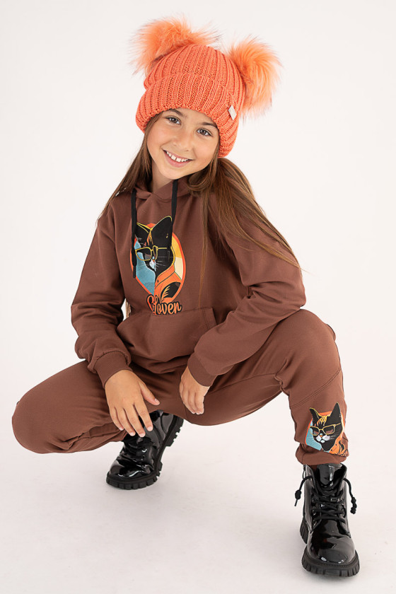 Komplet dla dziewczynki jesień zima odzież dziecięca Sówka