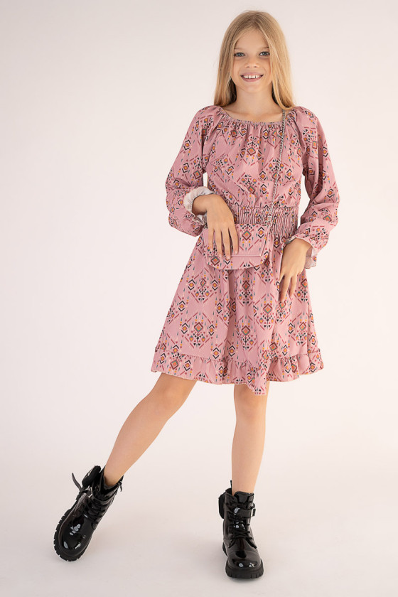 Sukienka dla dziewczynki sukienka dla dziewczynki do szkoły sukienka elegancka dla dziewczynki odzież dziecięca Sówka