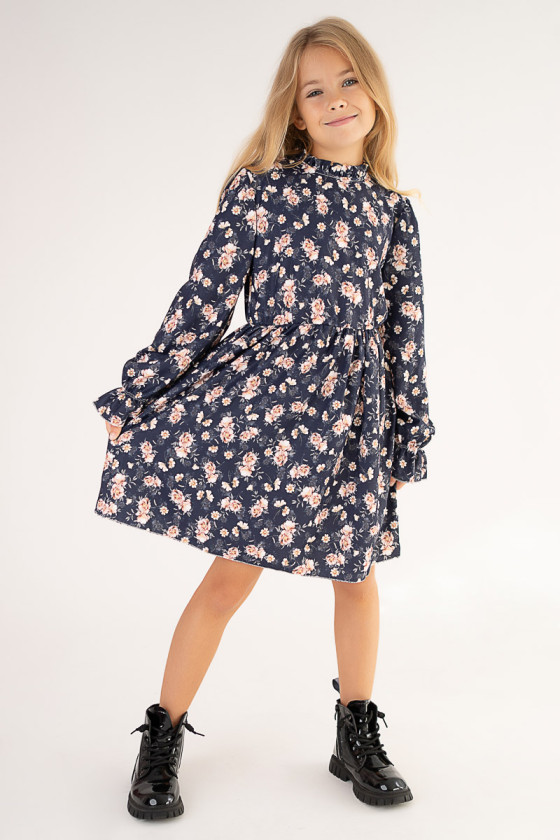 Sukienka dla dziewczynki sukienka do szkoły dla dziewczynki odzież dziecięca Sówka