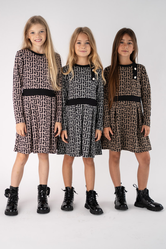 Sukienka dla dziewczynki jesień zima odzież dziecięca Sówka