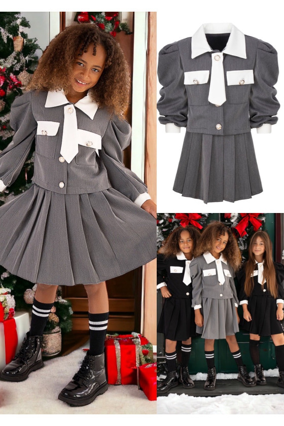 Komplet dla dziewczynki jesień zima odzież dziecięca Sówka