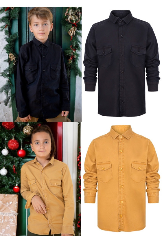 Koszula dla chłopca jesień zima odzież dziecięca Sówka