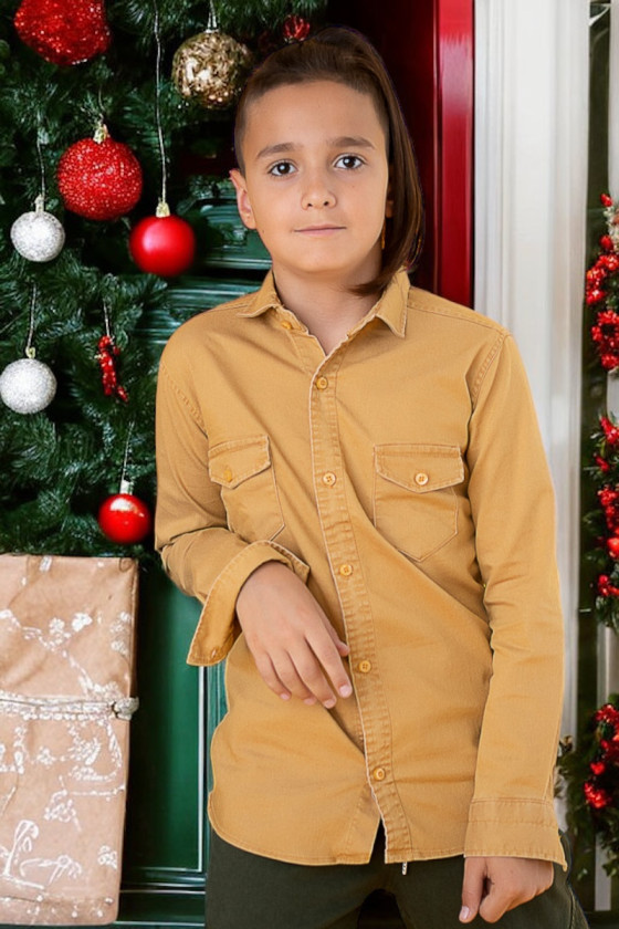 Koszula dla chłopca jesień zima odzież dziecięca Sówka