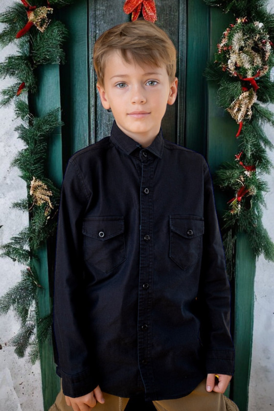 Koszula dla chłopca jesień zima odzież dziecięca Sówka