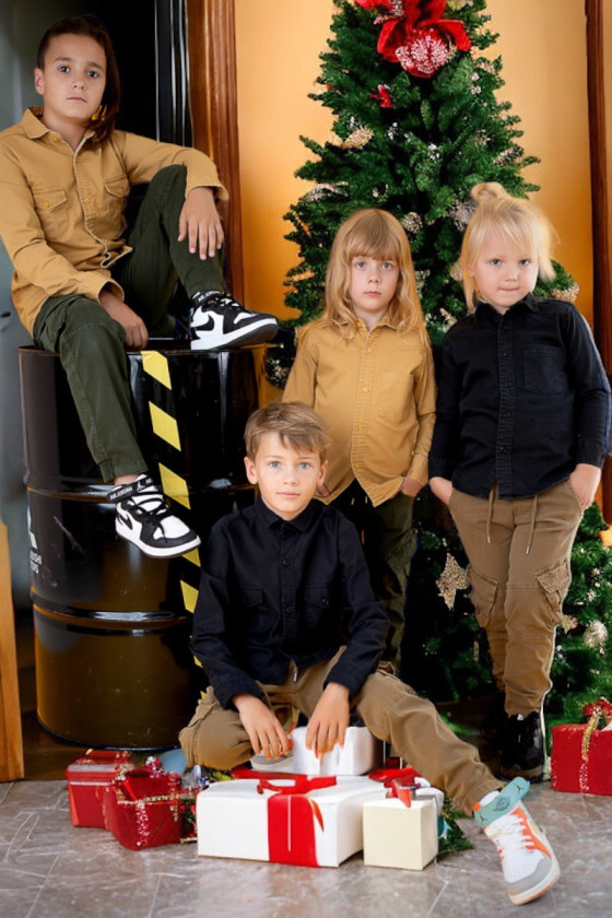 Koszula dla chłopca jesień zima odzież dziecięca Sówka